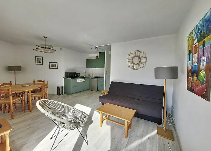 V-Landes 02-Vieux Boucau Appartement 4 Personnes Avec Vue Sur Le Lac Marin Dans Residence Avec Piscine