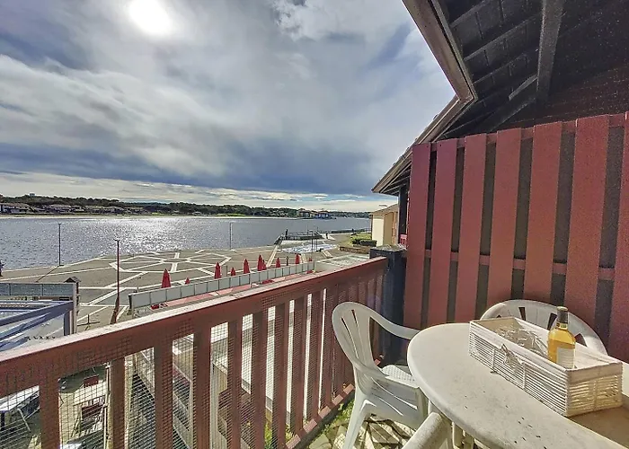 V-Landes 02-Vieux Boucau Appartement 4 Personnes Avec Vue Sur Le Lac Marin Dans Residence Avec Piscine